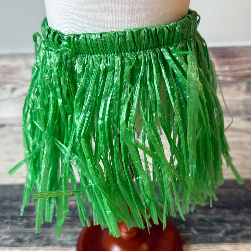 American Girl Doll Just Like You ISLAND LUAU Outfit - 18” Doll Faux Grass SKIRT